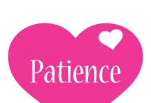 PATIENCE: AN ACT THAT GROWS AND MAINTAINS A RELATIONSHIP