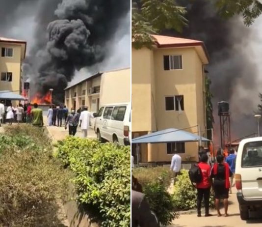 FCTA GIVES UPDATE ON FIRE INCIDENT AT ASOKORO HOSPITAL.