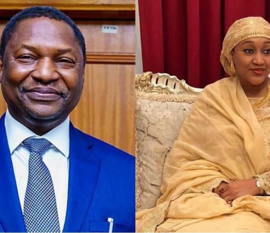 The Attorney General of the Federation Abubakar Malami weds President Muhammadu Buhari’s daughter Halima Buhari.