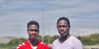 Jarumi Ali Nuhu Ya wallafa Sabon Hoton Dan Sa, Ahmad A Yayin Da Yake Shirin Wasan Kwallon Kafa A Kasar Ingila