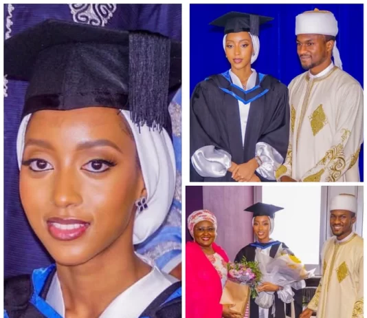 Matar Yusuf Buhari, Zahra ta kamala karatunta da first class a fannin Kimiyyar Gine-gine