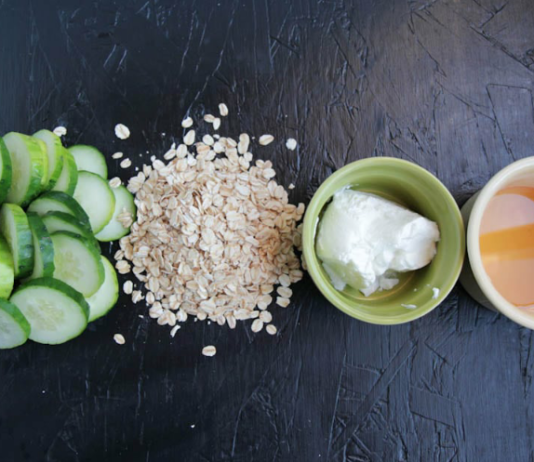Cucumber, Tumeric, Honey And Oatmeal For Face!