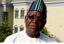 Yanzu-yanzu: ayarin motocin Ortom sun yi hatsarin mota