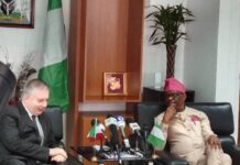 Jakadan Italiya Mista Stefano Leo ya ziyarci Ministan babban birnin tarayya Abuja Nyesom Wike domin inganta harkokin kasuwanci.