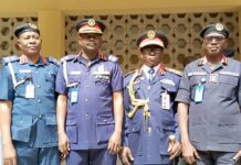 FOURTEEN SENIOR OFFICERS OF NSCDC JIGAWA COMMAND DECORATED WITH NEW RANKS